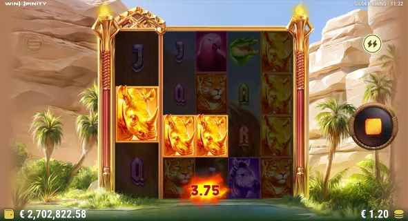 Gilded Rhino screenshot 2 by Winspinity