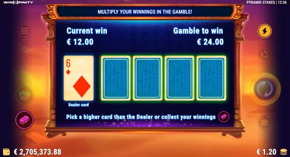 Pyramid Stakes screenshot 2 by Winspinity