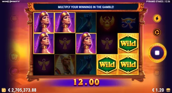 Pyramid Stakes screenshot 3 by Winspinity