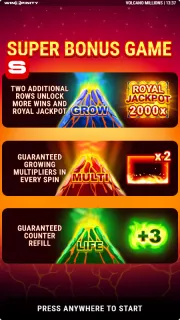Volcano Millions screenshot 4 by Winspinity