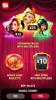 Cabaret Roulette screenshot 1 by Winspinity