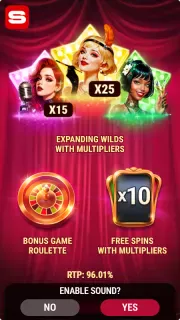 Cabaret Roulette screenshot 1 by Winspinity